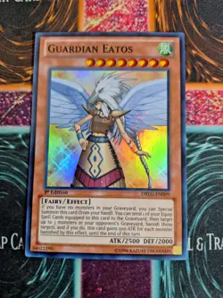 Yu-Gi-Oh! TCG Guardian Eatos DRLG-EN009 Super Rare 1st Edition Near Mint - Image 1