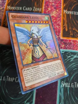 Yu-Gi-Oh! TCG Guardian Eatos DRLG-EN009 Super Rare 1st Edition Near Mint - Image 2