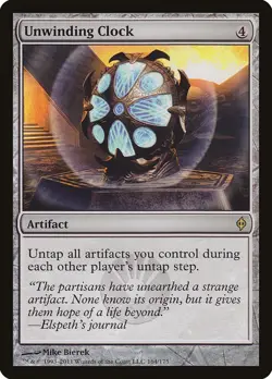 MTG Unwinding Clock New Phyrexia Magic the Gathering - Image 1