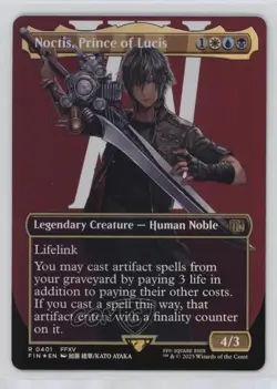 Noctis Prince of Lucis (Borderless Number) Foil #0401 3m4 - Image 1