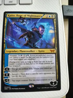 Kaito, Bane of Nightmares, Cunning Infiltrator, MTG 4 totals Kaitos!! - Image 2