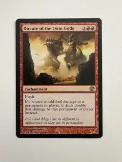 Dictate of the Twin Gods MTG Magic the Gathering Card NM Near Mint JOU - Image 1