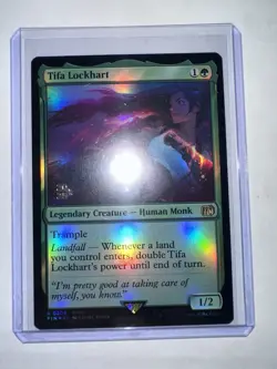 Tifa Lockhart FOIL MTG Magic Gathering Final Fantasy 7 Prerelease NM/Mint - Image 3