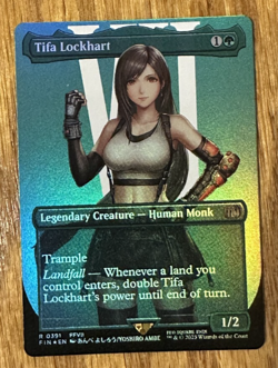 MTG Final Fantasy, Tifa Lockhart - Borderless Foil - Image 1