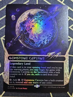 Gemstone Caverns (0016) (Borderless) Edge of Eternities: Stellar Sights Foil - Image 1