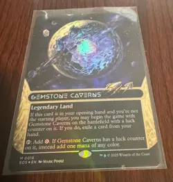 Gemstone Caverns (0016) (Borderless) Edge of Eternities: Stellar Sights Foil - Image 1
