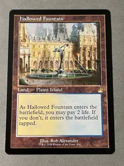 Hallowed Fountain (Retro Frame) Ravnica Remastered Regular MTG NM - Image 1