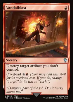 1 x Vandalblast - Commander: Final Fantasy - NM-Mint - MTG - Image 1