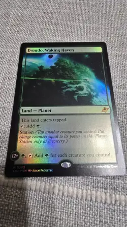Evendo, Waking Haven (Borderless) Edge of Eternities Foil - Image 1