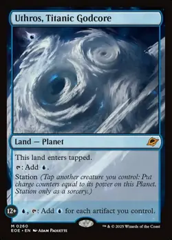 1 x Uthros, Titanic Godcore - Foil - Edge of Eternities - NM-Mint - MTG - Image 1