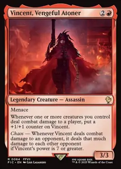 1x Vincent, Vengeful Atoner NM Eng MTG - Commander Final Fantasy - Image 1