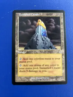 Tarnished Citadel Rare Land Odyssey MTG Magic The Gathering Card LP - Image 1