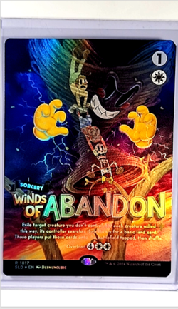 2024 MTG Magic The Gathering SLD Secret Lair Poster Foil #1817 Winds of Abandon - Image 1