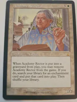 MtG Magic - Academy Rector (Urza's Destiny, 1999) (Played) - Image 1