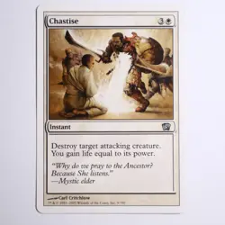 MTG White - Chastise - 9 - Eighth Edition - Instant - Uncommon - Image 1