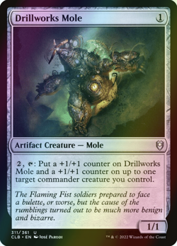 MTG Drillworks Mole Foil ** Battle for Baldur's Gate ** English (NM) - Image 1