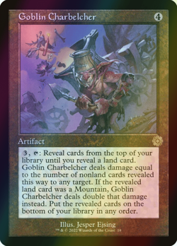MTG Goblin Charbelcher Foil ** The Brothers' War Retro Artifacts ** English (NM) - Image 1