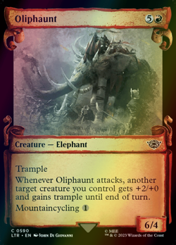 MTG Oliphaunt Showcase Foil ** The Lord of the Rings ** English (NM) - Image 1