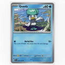 Pokemon TCG Quaxly 050/191 Sv08: Surging Sparks Regular Common Card EN-NM 2024 - Image 1