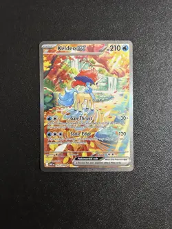 ✅Pokemon TCG Keldeo EX Card 167/086 Sir Sv: White Flare (English) - Image 1