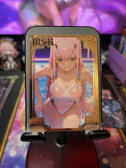 Goddess Story Metal Card Serialized Anime Waifu Zero Two - Image 1