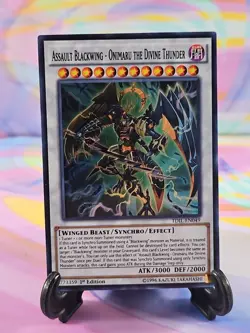 Yu-Gi-Oh TCG Card | Assault Blackwing - Onimaru the Divine Thunder TDIL-EN049 1E - Image 1