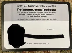 100 X Pokemon TCG Online Code Card Unused Scarlet & Violet Base Paldea Rift 151 - Image 1
