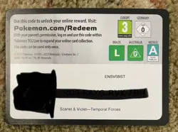 100 X Pokemon TCG Online Code Card Unused Scarlet & Violet Surging Twil Stellar - Image 1