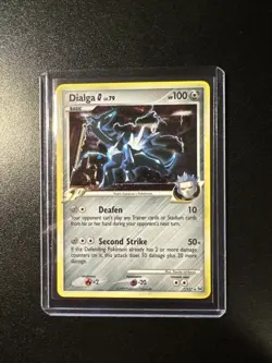 Dialga G Holo Rare Pokemon Card 7/127 Platinum Set Pokemon TCG - Image 1
