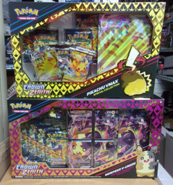 POKEMON CROWN ZENITH PIKACHU VMAX & MORPEKO V-UNION COLLECTION BOXES - Image 1