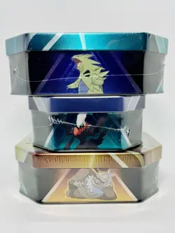Pokemon Lot x(3) Triple Whammy Tin Set NEW Sealed 2024 Obsidian Flames Pokeball - Image 2