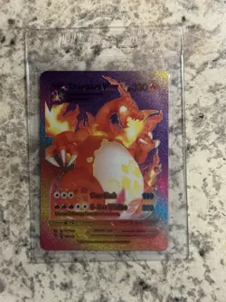 Pokemon TCG Charizard VMAX Darkness Ablaze Card 20/189 metal foil - Image 1
