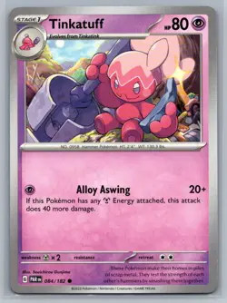 Tinkatuff 84/182 Paradox Rift Common Pokemon TCG 2023 - Image 1
