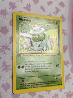 Pokemon - Base Set - Bulbasaur 44/102 - Bisasam 1st Edition - GERMAN - Image 2