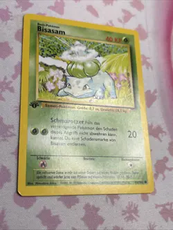 Pokemon - Base Set - Bulbasaur 44/102 - Bisasam 1st Edition - GERMAN - Image 3