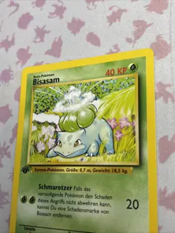 Pokemon - Base Set - Bulbasaur 44/102 - Bisasam 1st Edition - GERMAN - Image 4