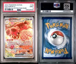 Pokemon Stellar Crown - DACHSBUN EX - SPECIAL ILLUSTRATION RARE 169/142 - PSA 9 - Image 3