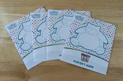 Scarlet & Violet 151 PLAYERS GUIDE Pokemon TCG ETB Booklets - Lot Of 4 (Snorlax) - Image 1