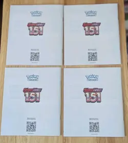 Scarlet & Violet 151 PLAYERS GUIDE Pokemon TCG ETB Booklets - Lot Of 4 (Snorlax) - Image 3