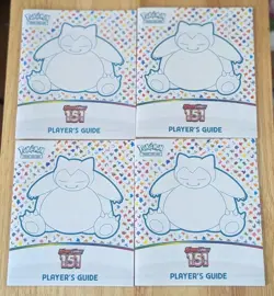 Scarlet & Violet 151 PLAYERS GUIDE Pokemon TCG ETB Booklets - Lot Of 4 (Snorlax) - Image 4