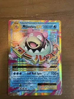 Pokemon TCG M Slowbro EX Mega XY Evolutions Ultra Rare Holo Card 27/108 - Image 1