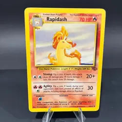 Pokemon Rapidash 44/64 Jungle Set EXC BUY 2 CARDS GET 1 FREE!! - Image 1