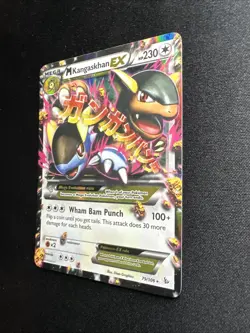 M Kangaskhan EX 79/106 Flashfire Holo 2014 Pokemon Card LP/NM - Image 3
