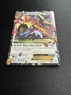 M Kangaskhan EX 79/106 Flashfire Holo 2014 Pokemon Card LP/NM - Image 4