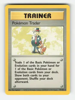 Base Set #077/102 Pokemon Trader Rare Near Mint or Better - Image 1