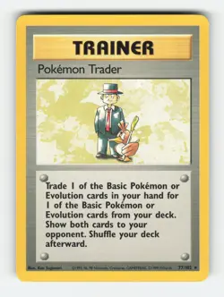 Base Set #077/102 Pokemon Trader Rare Near Mint or Better - Image 1