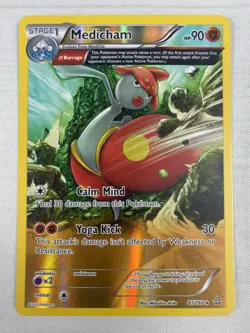 Medicham - 81/160 - Pokemon Primal Clash XY Reverse Holo Rare Card NM - Image 1