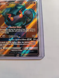 Marshadow GX Full Art Holo 137/147 2017 Pokemon Sun & Moon Burning Shadows - Image 5