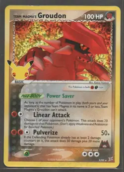 Pokemon Celebrations: Classic Collection Team Magma's Groudon #9/95 - Image 1