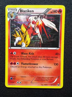 Blaziken 17/108 Dark Explorers Reverse Holo Foil Rare Pokemon Card - Image 1